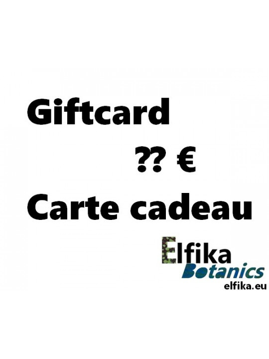 Giftcard + shipping cost